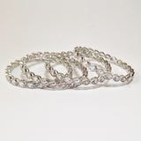 Kajal set of silver bangles 2.4