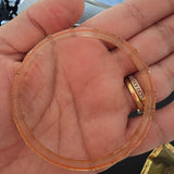 2.8 orange kashmiri glass bangles