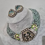 Sage green choker set