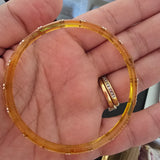 2.4 gold/yellow kashmiri glass bangles